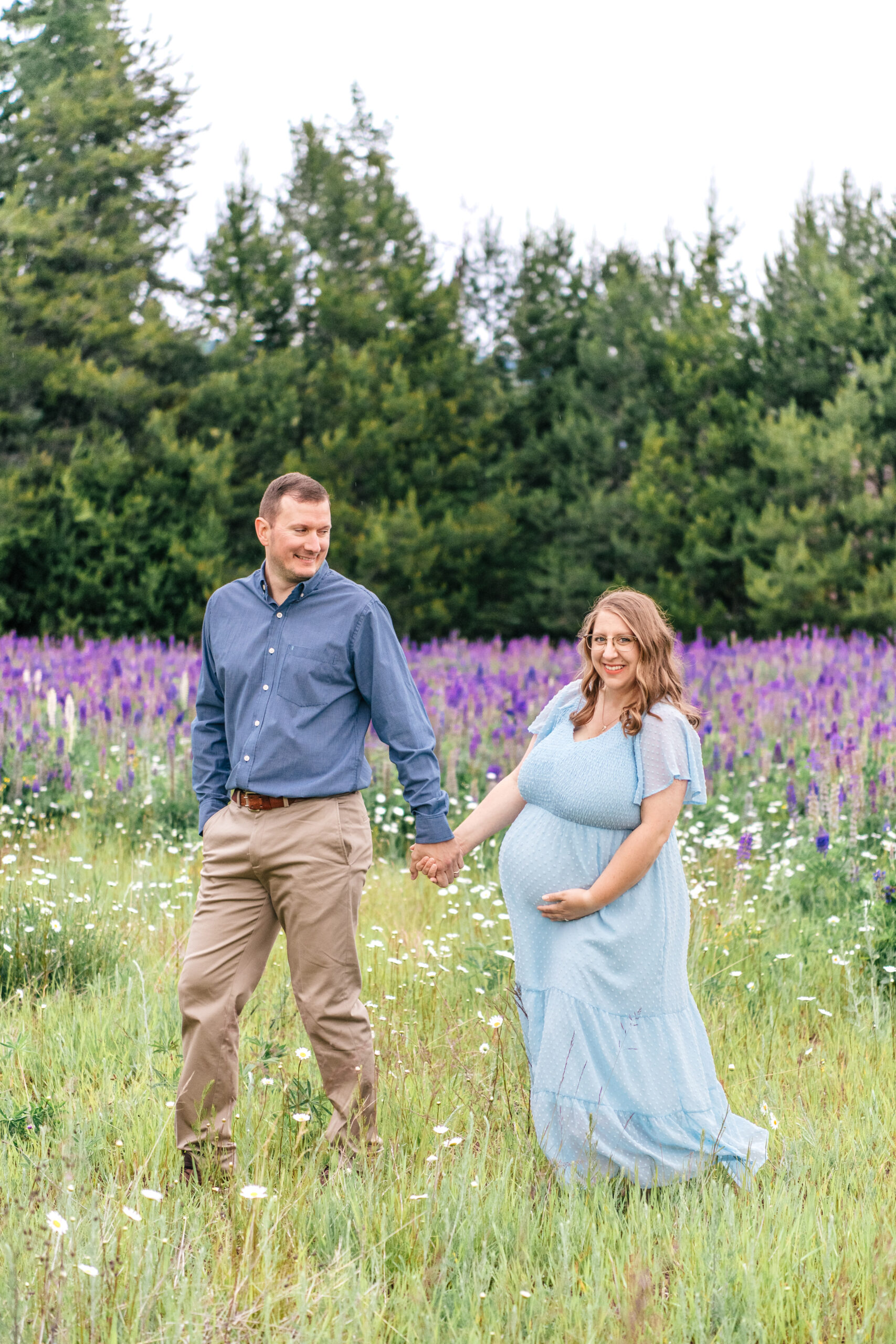 wildflower maternity photos | young living highland flats naples idaho