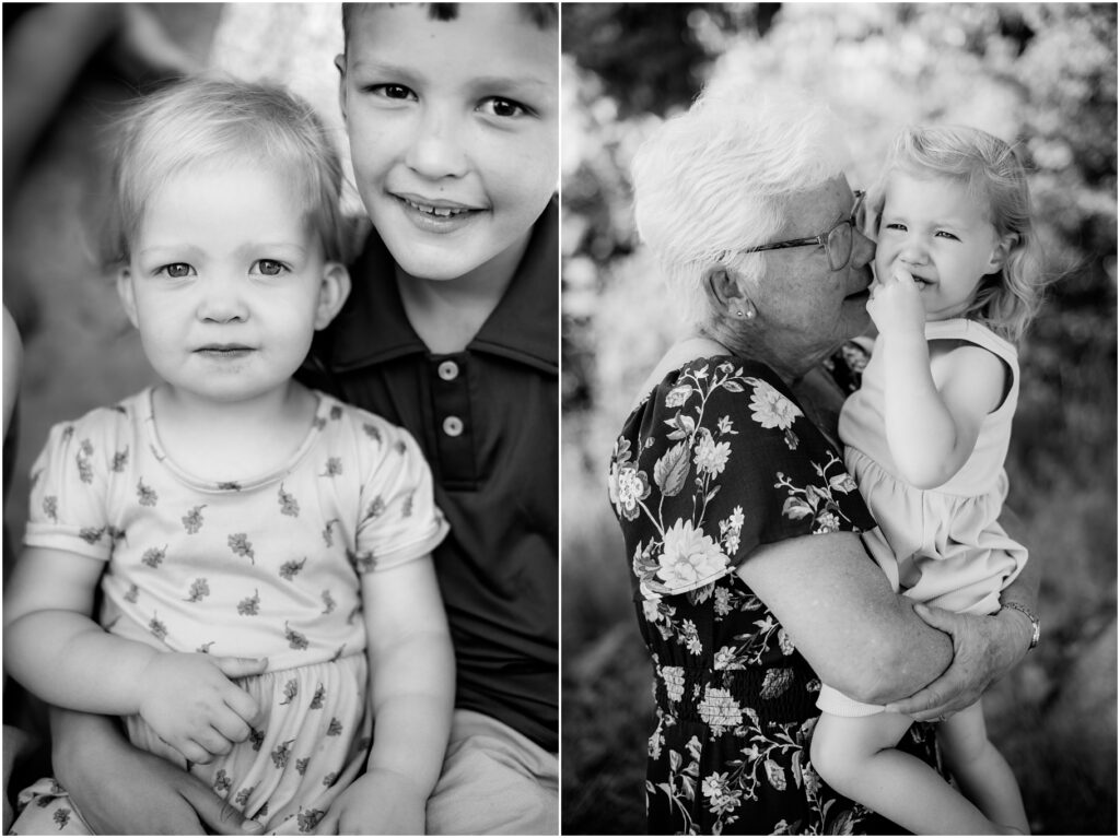 generational black and white photography | sandpoint family photographer